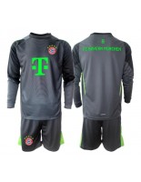 Bayern Munich Brankářské Venkovní dres pro děti 2025-26 Dlouhý Rukáv (+ trenýrky)